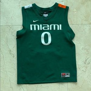 Nike Miami Hurricanes Basketball Jersey Medium